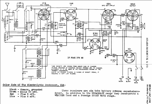 Silvertone 1948 Order= 57LM 1948; Sears, Roebuck & Co. (ID = 629622) Radio