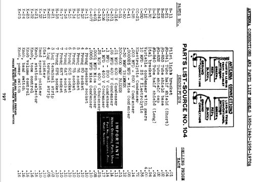 Silvertone 1956 ; Sears, Roebuck & Co. (ID = 1301798) Radio