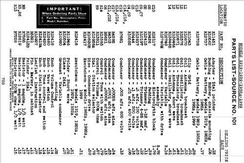 Silvertone 1982A Ch= 345X; Sears, Roebuck & Co. (ID = 1300847) Radio