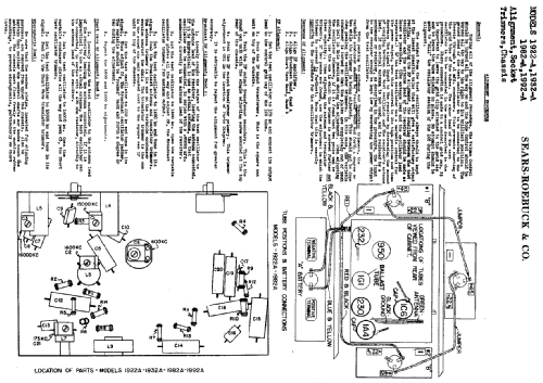 Silvertone 1992-A ; Sears, Roebuck & Co. (ID = 628815) Radio