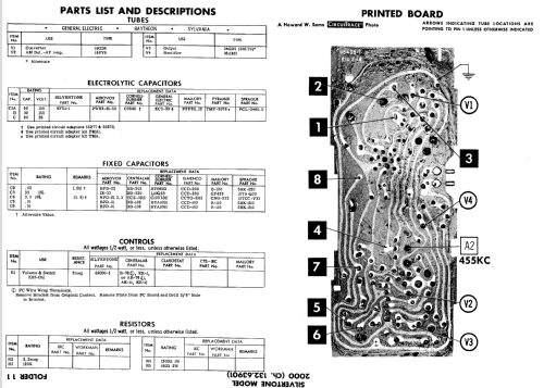 Silvertone 2000 Ch= 132.63901 Order=57G 2000; Sears, Roebuck & Co. (ID = 535076) Radio