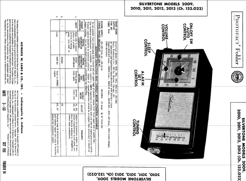 Silvertone 2010 Ch= 132.022; Sears, Roebuck & Co. (ID = 538731) Radio