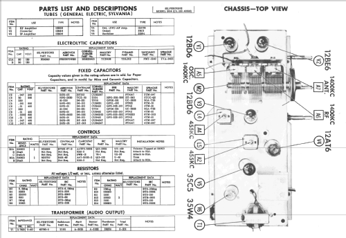 Silvertone 2014 Ch= 132.40500 Order= 57H U2014; Sears, Roebuck & Co. (ID = 2359825) Radio