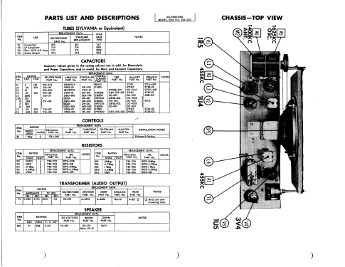 Silvertone 2028 or 2029 Ch= 528.230 Order=57G 02028; Sears, Roebuck & Co. (ID = 2566343) Radio