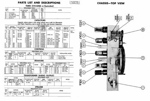 Silvertone 2046 and 2046L Ch= 528.194; Sears, Roebuck & Co. (ID = 1329711) Radio