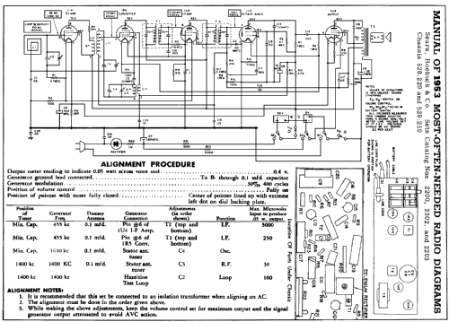 Silvertone 2203 Ch= 528.229; Sears, Roebuck & Co. (ID = 166466) Radio