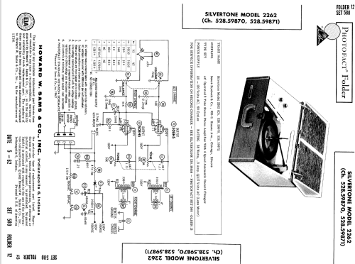 Silvertone 2262 Ch= 528.59871; Sears, Roebuck & Co. (ID = 537520) R-Player