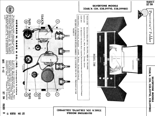 Silvertone 2268 Ch= 528.79710; Sears, Roebuck & Co. (ID = 535064) R-Player