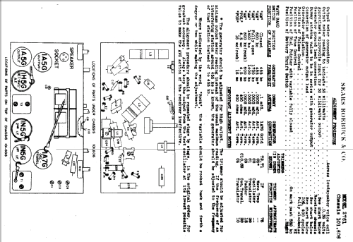 Silvertone Order= 57F 2761 Ch= 101.606; Sears, Roebuck & Co. (ID = 652359) Radio