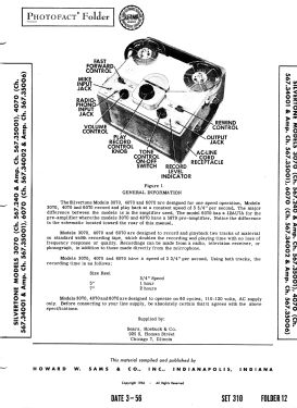 Silvertone 3070 Ch=567.240 & Amp. Ch=567.35001; Sears, Roebuck & Co. (ID = 2770626) R-Player