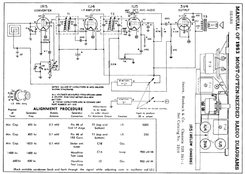 Silvertone 3210 Ch= 528.241-1 Order=57D 03210; Sears, Roebuck & Co. (ID = 166474) Radio