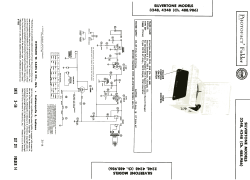 Silvertone 3248 or 32481 Ch= 488.986; Sears, Roebuck & Co. (ID = 2102670) R-Player