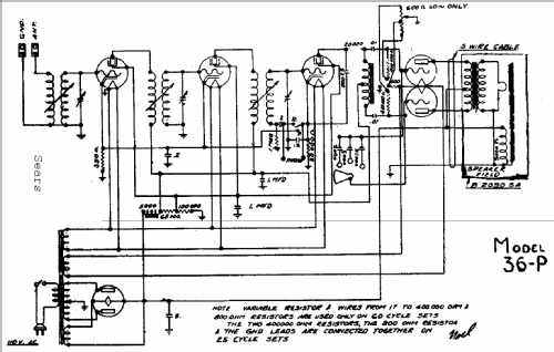 Silvertone 36P ; Sears, Roebuck & Co. (ID = 631288) Radio