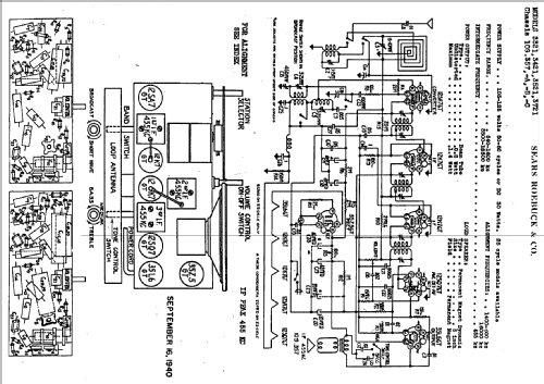 Silvertone 3721 Ch= 109.357,,,; Sears, Roebuck & Co. (ID = 653600) Radio