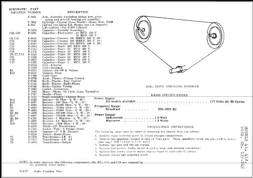 Silvertone 41A Ch= 135.245; Sears, Roebuck & Co. (ID = 254485) Radio