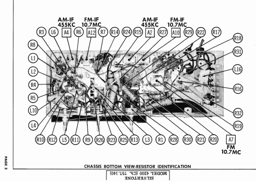 Silvertone 4200 Ch= 757.140 Order=57H 04200; Sears, Roebuck & Co. (ID = 449760) Radio