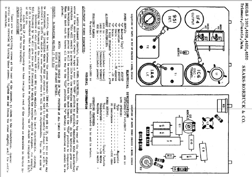 Silvertone Order= 57D 4420 Ch= 101.414; Sears, Roebuck & Co. (ID = 634284) Radio