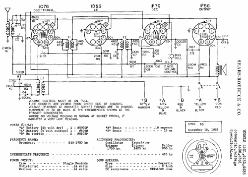 Silvertone 4431 ; Sears, Roebuck & Co. (ID = 635648) Radio