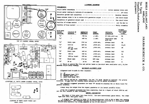 Silvertone 4448 ; Sears, Roebuck & Co. (ID = 633278) Radio