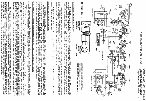 Silvertone Order= 57EM 4459; Sears, Roebuck & Co. (ID = 634210) Radio