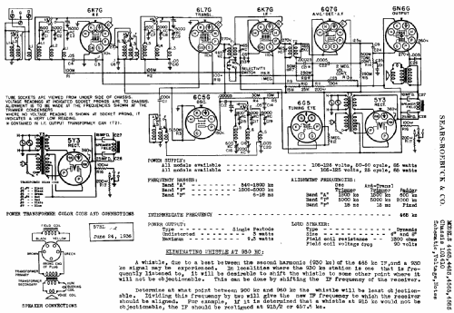 Silvertone 4465 Ch= 101.410; Sears, Roebuck & Co. (ID = 639233) Radio