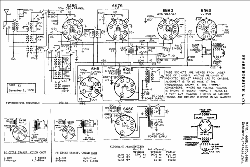 Silvertone 4468 ; Sears, Roebuck & Co. (ID = 635743) Radio