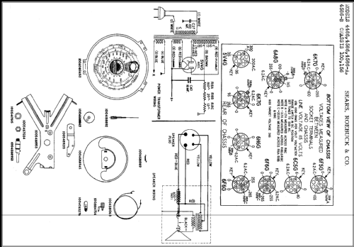 Silvertone 4486 Ch= 100.156; Sears, Roebuck & Co. (ID = 360801) Radio