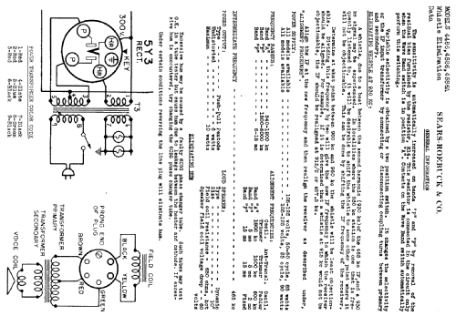 Silvertone Order= 57DM 4486; Sears, Roebuck & Co. (ID = 637338) Radio