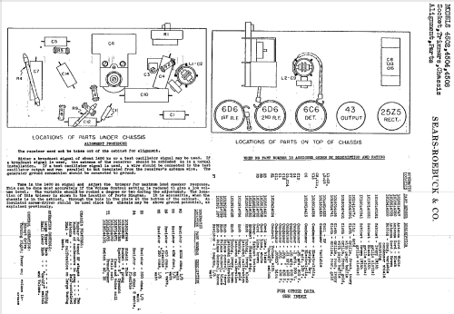 Silvertone 4504 ; Sears, Roebuck & Co. (ID = 638160) Radio