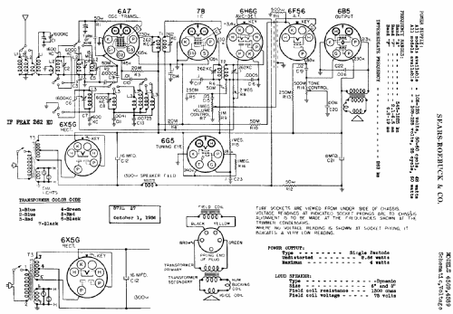 Silvertone 4569 ; Sears, Roebuck & Co. (ID = 638670) Radio