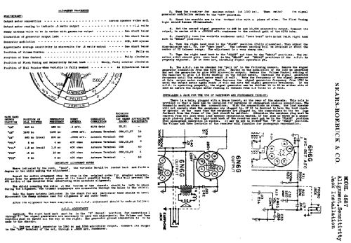 Silvertone 4587 ; Sears, Roebuck & Co. (ID = 636240) Radio