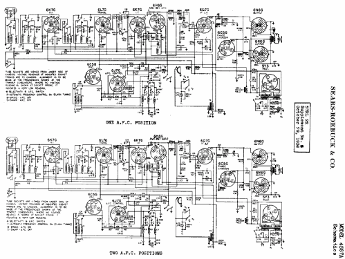 Silvertone 4587A ; Sears, Roebuck & Co. (ID = 638680) Radio