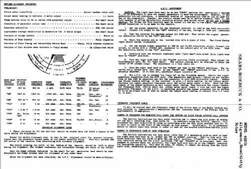 Silvertone 4587A ; Sears, Roebuck & Co. (ID = 638681) Radio