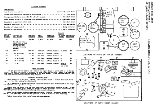 Silvertone 4589 ; Sears, Roebuck & Co. (ID = 638674) Radio