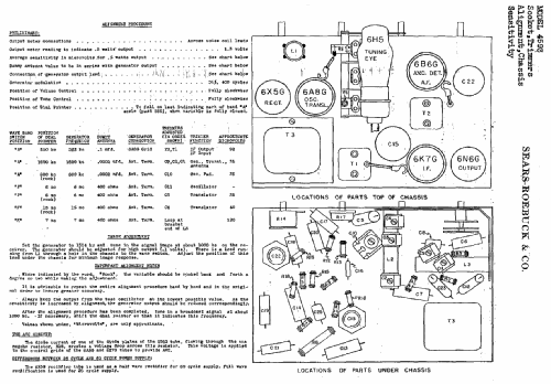 Silvertone 4593 ; Sears, Roebuck & Co. (ID = 638690) Radio