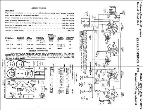 Silvertone 4602 ; Sears, Roebuck & Co. (ID = 638709) Radio