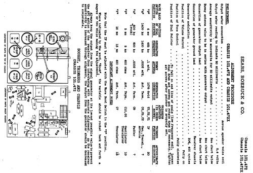 Silvertone 4608ACh= 101.472X; Sears, Roebuck & Co. (ID = 643676) Radio