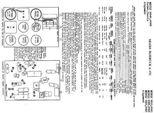 Silvertone Order= 57H 4644 or 57HM 4645 Ch= 101.504; Sears, Roebuck & Co. (ID = 644236) Radio