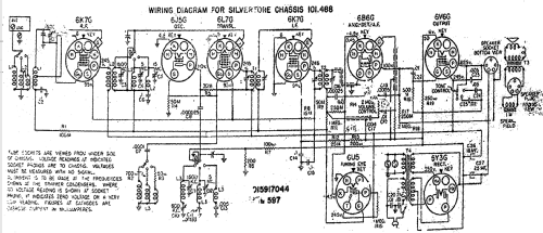 Silvertone Order= 57F 4665, Ch= 101.488; Sears, Roebuck & Co. (ID = 1034963) Radio