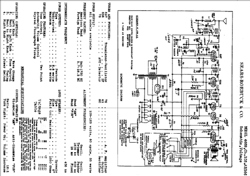 Silvertone Order= 4668 Ch= 103.AR166 Radio Sears, Roebuck & Co ...