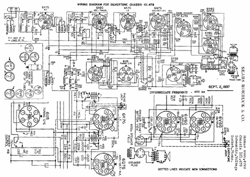 Silvertone 4680 Order= 57VM 4680 or 57HM 4680 Ch= 101454; Sears, Roebuck & Co. (ID = 644563) Radio