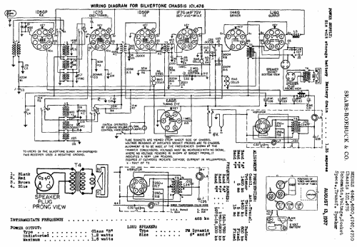 Silvertone 4740 Ch= 101.476; Sears, Roebuck & Co. (ID = 644191) Radio