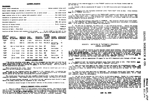 Silvertone 4787 Ch= 101.484; Sears, Roebuck & Co. (ID = 644952) Radio