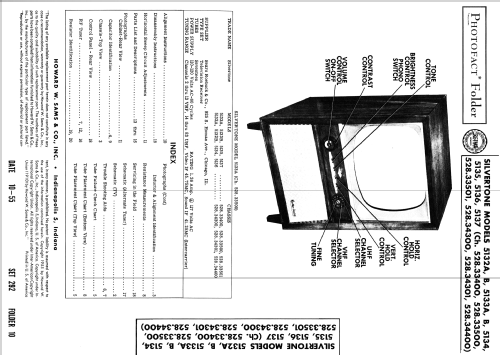 Silvertone 5132A Ch= 528.34300; Sears, Roebuck & Co. (ID = 2647613) Television