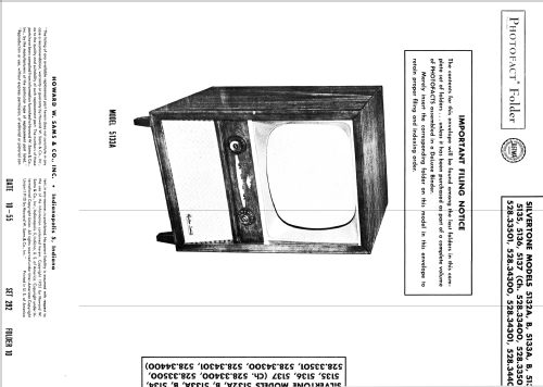 Silvertone 5134 Ch= 528.34301; Sears, Roebuck & Co. (ID = 2648013) Television