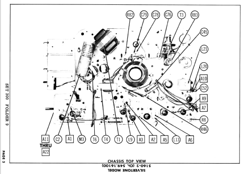 Silvertone 5160-2 Ch= 549.16100; Sears, Roebuck & Co. (ID = 2683422) Television