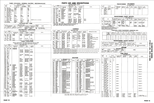 Silvertone 5160-2 Ch= 549.16100; Sears, Roebuck & Co. (ID = 2683426) Television