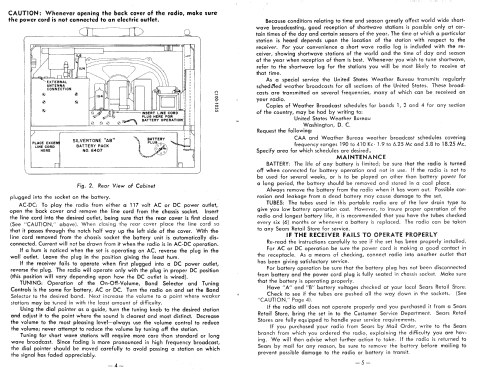 Silvertone 5227 Ch= 528.33203; Sears, Roebuck & Co. (ID = 2060528) Radio