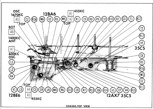 Silvertone 52 Ch= 132.48500 Order=57K 52L; Sears, Roebuck & Co. (ID = 560526) Radio