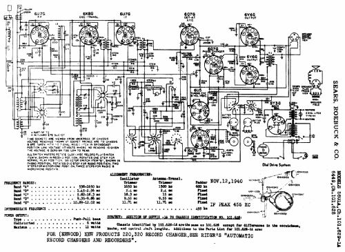 Silvertone Order= 57HM 5601 Ch= 101.629-1A; Sears, Roebuck & Co. (ID = 645630) Radio